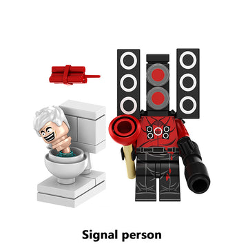 Skibidi Toilet Building Blocks 8-Pack Mini Figures Toys Series 2